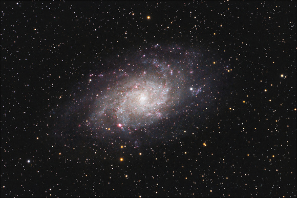 M33 - "Triangulum Galaxy" - "Hydrogen Enhanced"
