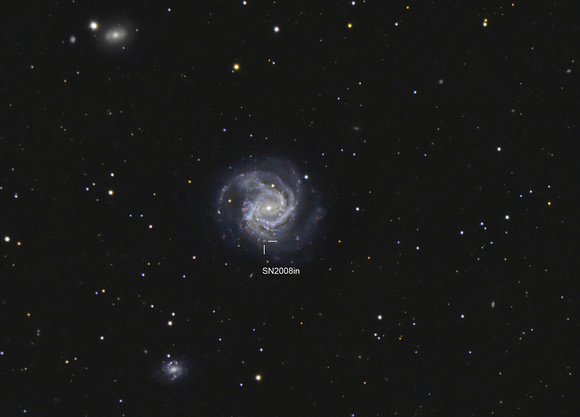 M61 in Virgo with Supernova 2008in
