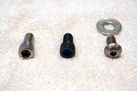 Closeup of the Heads of the Screws