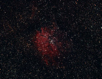 NGC 6820/NGC 6823 in Vulpecula