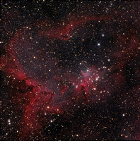 Core of the "Heart Nebula" - Melotte 15 in IC 1805