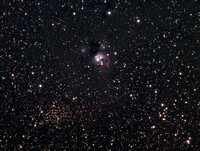 NGC 7129 and Open Cluster NGC 7142