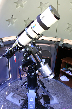 APM/TMB 130/780 Refractor on Astro-Physics Mach1GTO Mount on the Eagle Adjustable Folding Pier