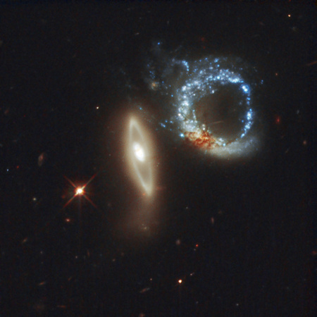 Arp 147 - Double Ring Galaxies in Cetus