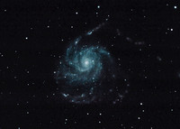 M101 in Ursa Major with Light Pollution Filter